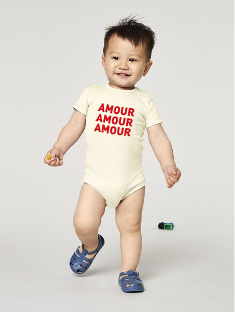 Body bébé ''Amour Amour Amour''