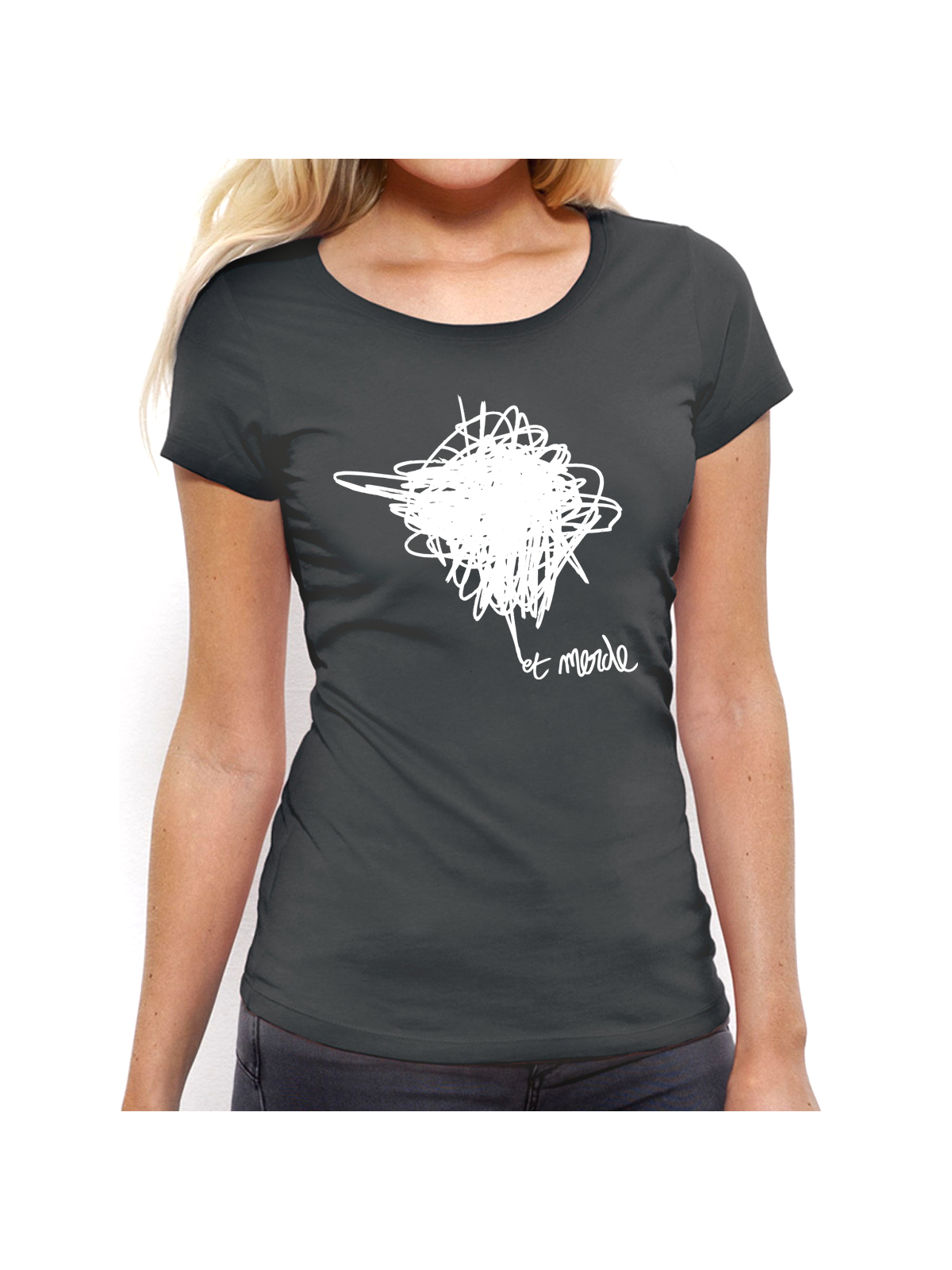 T-shirt femme "et merde"