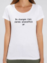 T-shirt femme BIO "Le vrai soleil c'est dans la tête"