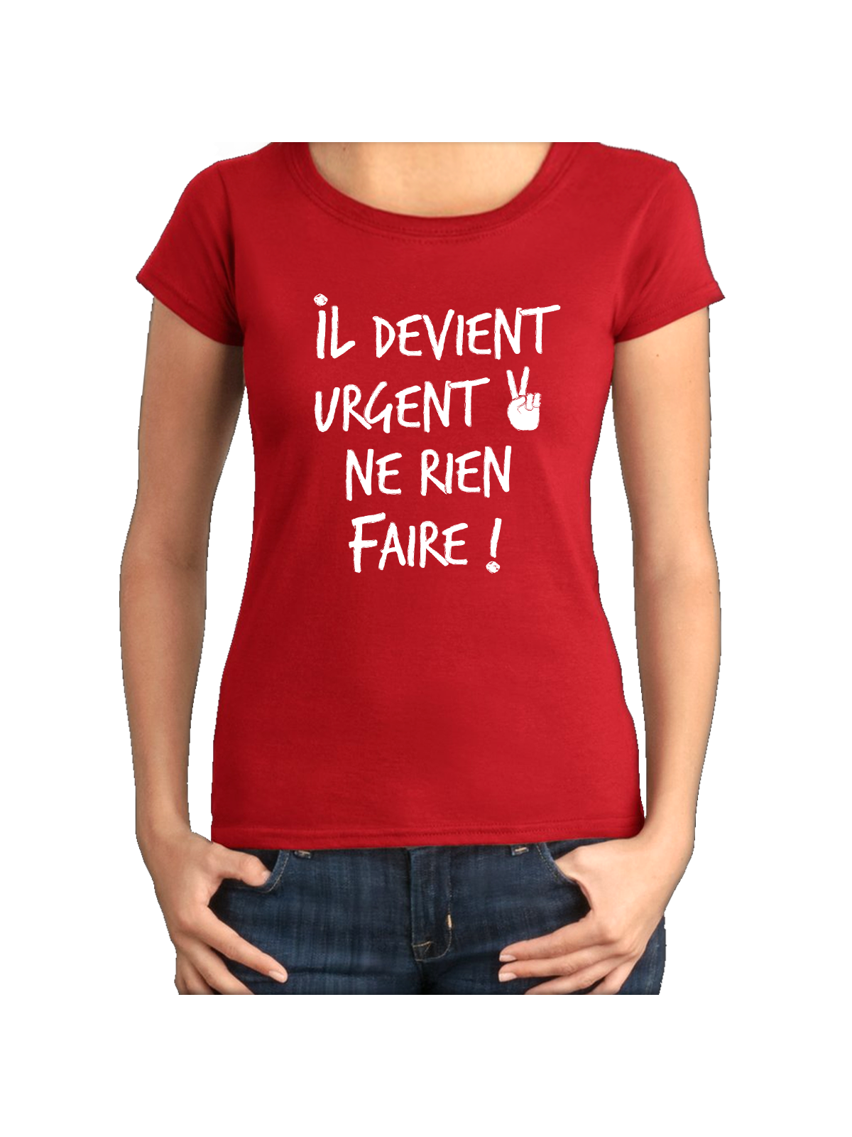 T-shirt femme "Il devient urgent"