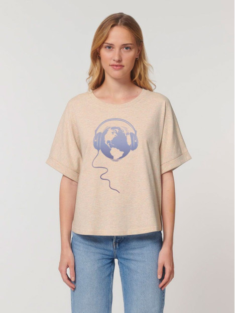 T-shirt femme "Ecoute la Terre"