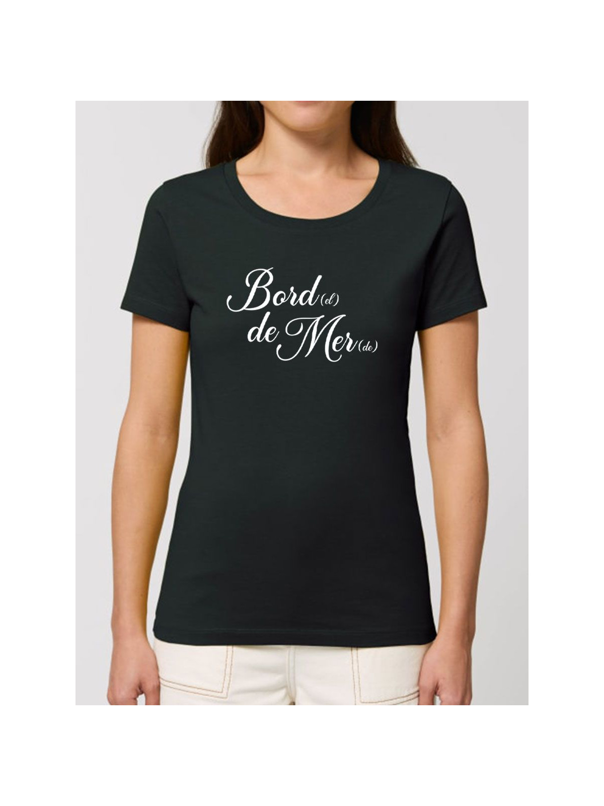 T-shirt femme "Bord(el) de Mer(de)"