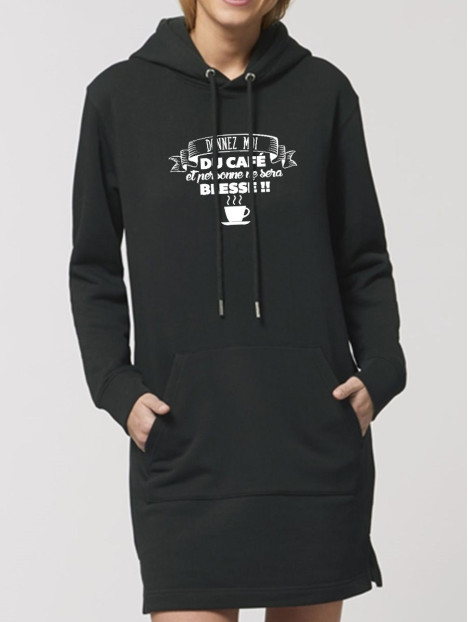 Robe sweat "Café"